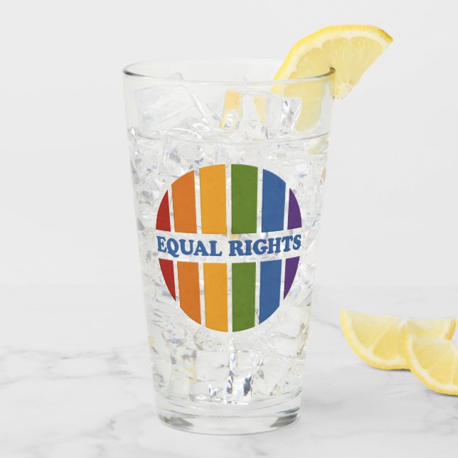 verre à pinte Equal Rights (Dos glace)