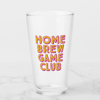 Verre à pinte HBGC - Logo Jaune / Violet