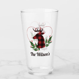 Verre à pinte personnalisée pour le cerf de Noël