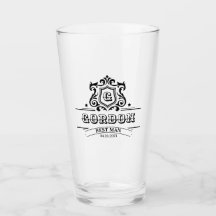 Verre à pinte pour les grands personnalisées