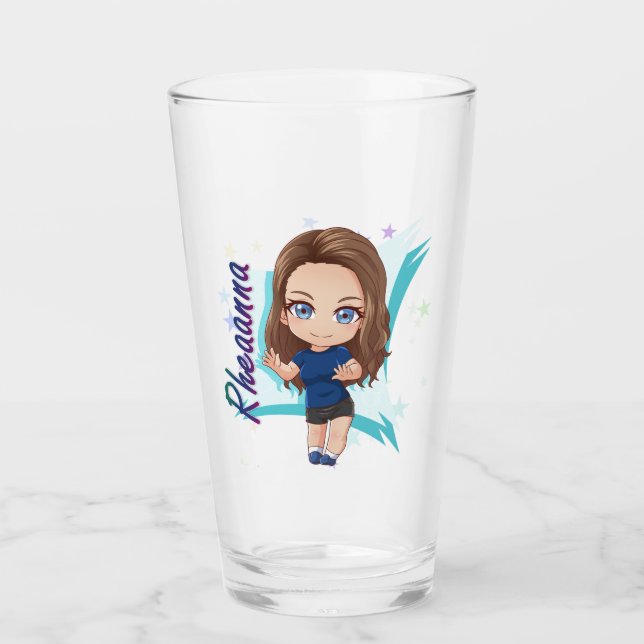 Verre à pinte - Rheaanna Chibi (Devant)