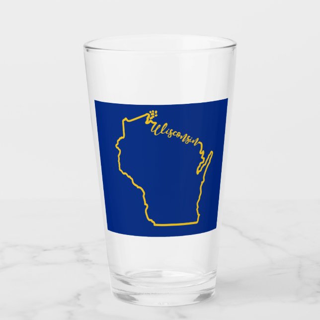 verre à pinte wisconsin (Devant)