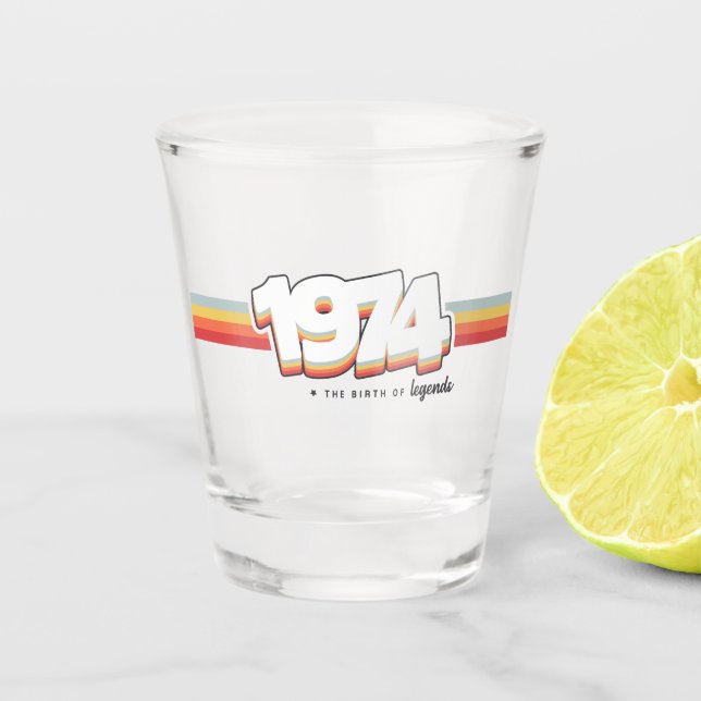 Verre A Shot 1974 La naissance des légendes (Devant)