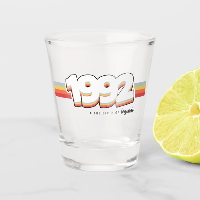 Verre A Shot 1992 La naissance des légendes (Devant)