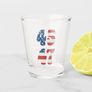 Verre A Shot 2024 Trump reprend l'Amérique patriotique américai