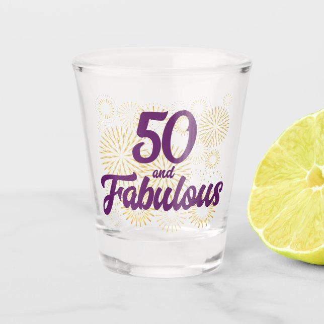 Verre A Shot 50 et fabuleux (Devant)
