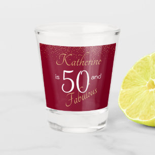 Verre A Shot 50 et Fabulous Bourgogne Gold 50e anniversaire