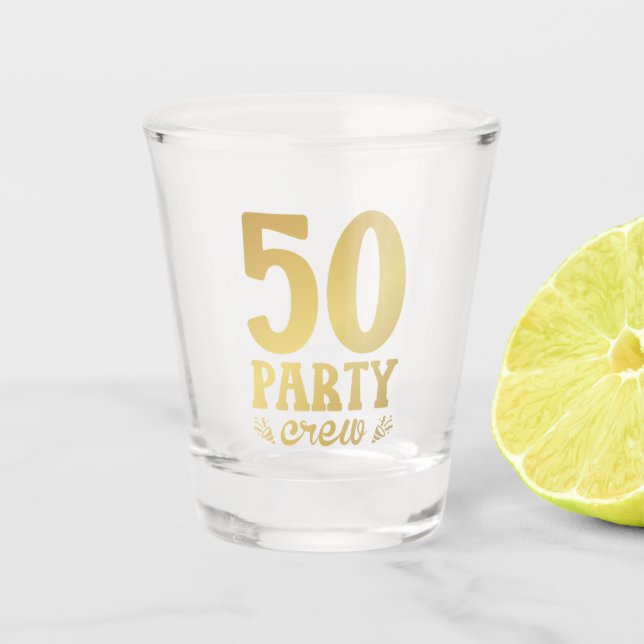 Verre A Shot 50e anniversaire de l'équipage (Devant)