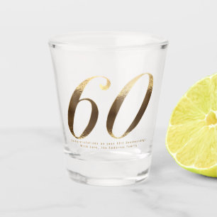 Verre A Shot 60e anniversaire du Mariage Diamond