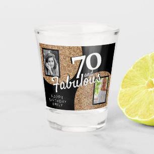 Verre A Shot 70 et Fabulous Gold Parties scintillant 2 Photo 70