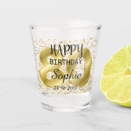 Verre A Shot 80e anniversaire personnalisé