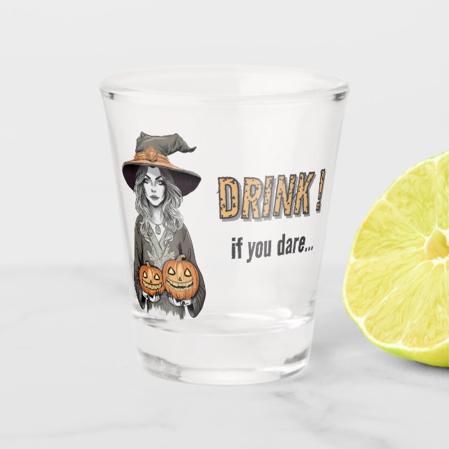 Verre A Shot A witch's love (Devant)