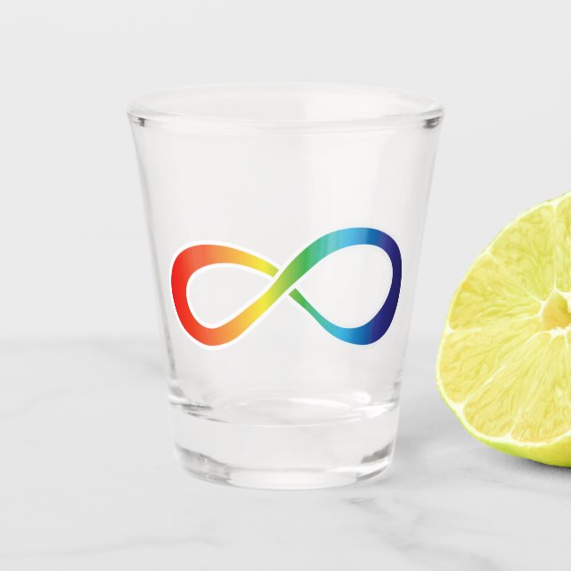 Verre A Shot Acceptation de la Sensibilisation sur l'autisme de (Devant)