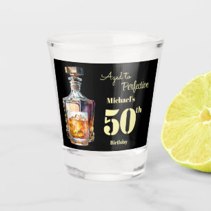 Verre A Shot Aged to Perfection Homme 50e Whisky Anniversaire