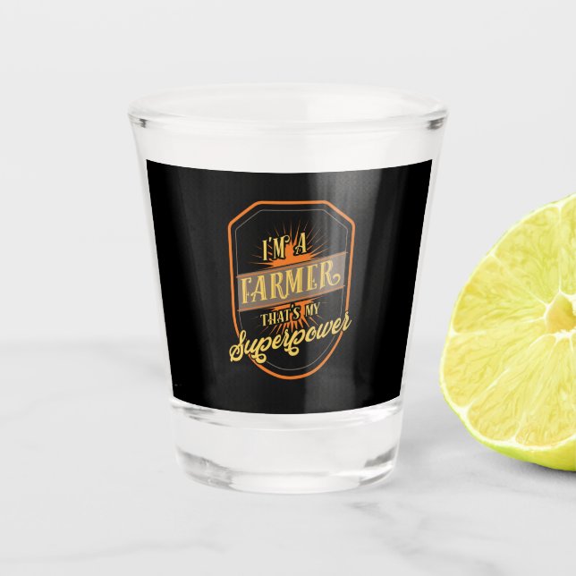 Verre A Shot Agriculteur (Devant)