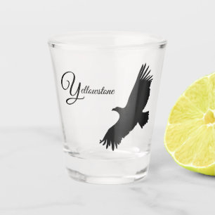 Verre A Shot Aigle de Yellowstone