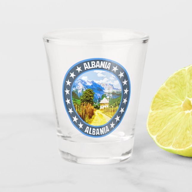 Verre A Shot Albanie (Devant)