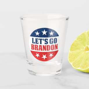 Verre A Shot Allez Brandon fjb pro trump