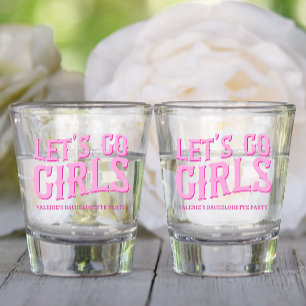 Verre A Shot Allons-y les Filles Dernière Fête de Bachelorette