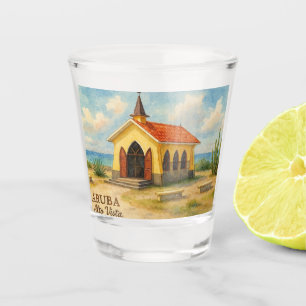 Verre A Shot Alto Vista Aruba aquarelle