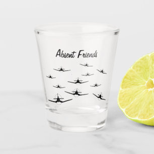 Verre A Shot Amis absents F4U Corsair