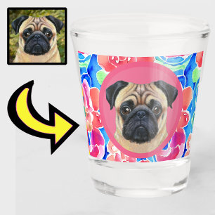 Verre A Shot Amusants Unique Votre Animal Chien Chien Chien Chi