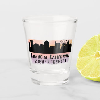 Verre A Shot Anaheim Skyline Latitude et Longitude