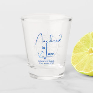 Verre A Shot Ancré en amour mariage Favoriser cadeau personnali