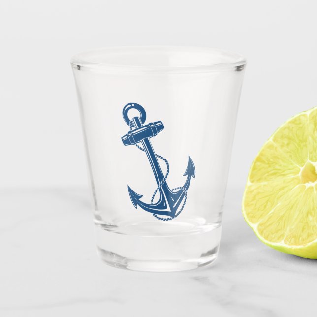 Verre A Shot Ancre nautique (Devant)