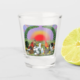 Verre A Shot Animaux de ferme