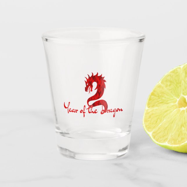 VERRE A SHOT ANNÉE DU DRAGON (Devant)