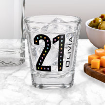 Anniversaire 21 ans Nom personnalisé