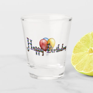 Verre A Shot Anniversaire Melange