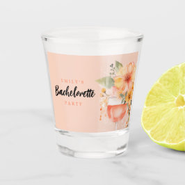 Verre A Shot Aperol Spritz Floral Enterrement de Vie de Jeune F