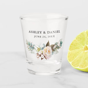 Verre A Shot Aquarelle Eucalyptus Mariage de verdure