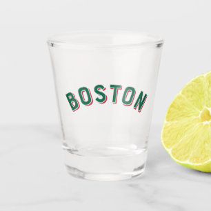 Verre A Shot Arc Vintage de Boston, Massachusetts