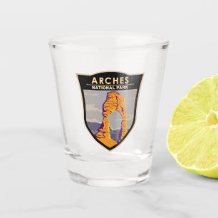 Verre A Shot Arches Parc National Delicate Arc Vintage