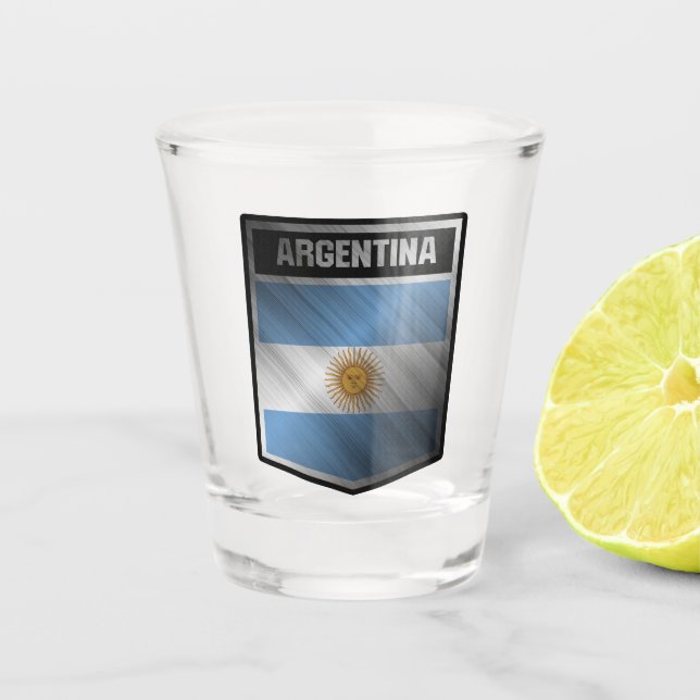 Verre A Shot Argentine (Devant)