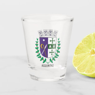 Verre A Shot Armoiries d'Adjuntas, Porto Rico