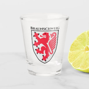Verre A Shot Armoiries de Braunschweig, Allemagne