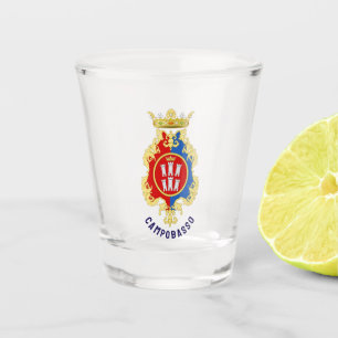 Verre A Shot Armoiries de Campobasso, Italie