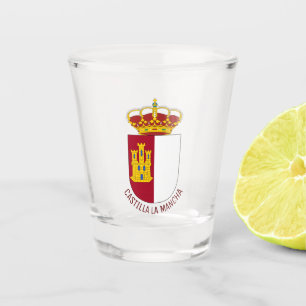 Verre A Shot Armoiries de Castilla La Mancha - Espagne