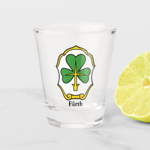 Verre A Shot Armoiries de Fürth, Allemagne