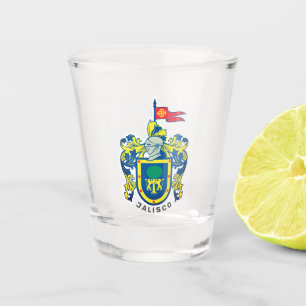 Verre A Shot Armoiries de Jalisco, Mexique