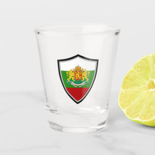 Verre A Shot Armoiries de la Bulgarie