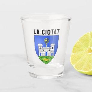 Verre A Shot Armoiries de La Ciotat - France