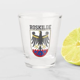 Verre A Shot Armoiries de Roskilde, Danemark