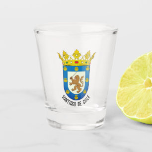 Verre A Shot Armoiries de Santiago du Chili