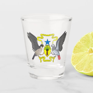 Verre A Shot Armoiries de São Tomé e Príncipe