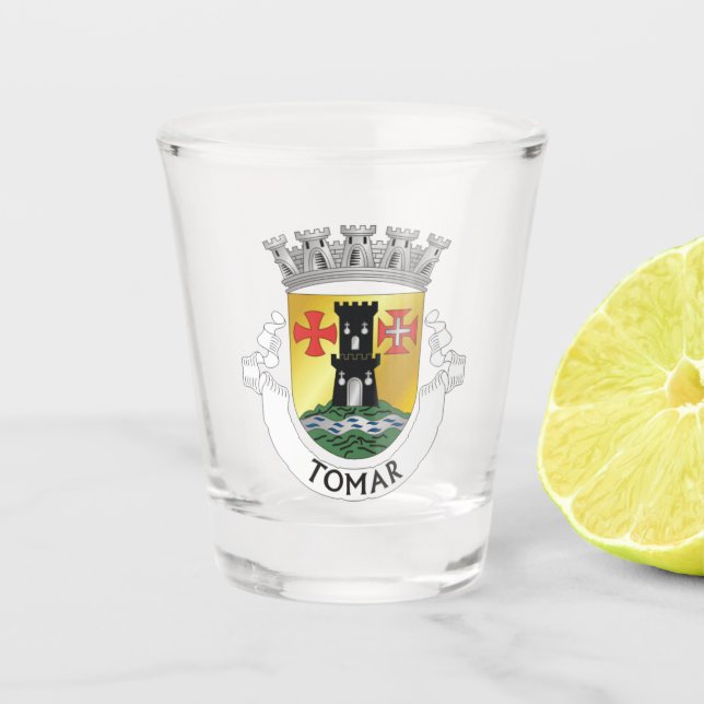 Verre A Shot Armoiries de Tomar, PORTUGAL (Devant)